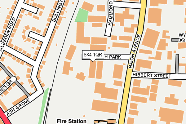 SK4 1QR map - OS OpenMap – Local (Ordnance Survey) SK4 1QR map - OS OpenMap – Local (Ordnance Survey)