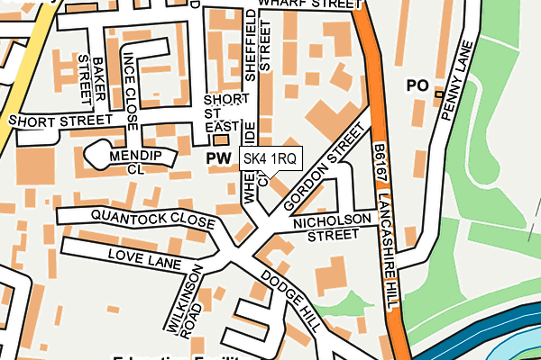 SK4 1RQ map - OS OpenMap – Local (Ordnance Survey) SK4 1RQ map - OS OpenMap – Local (Ordnance Survey)
