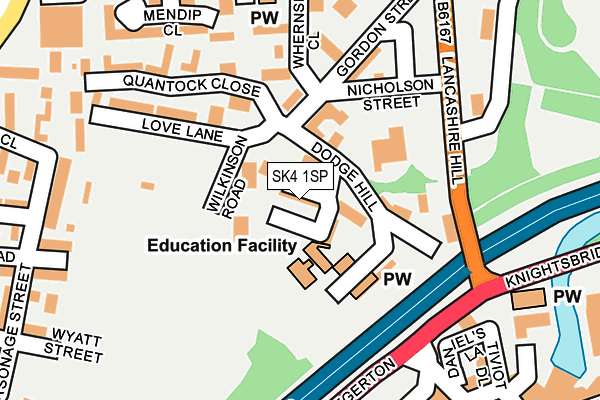 SK4 1SP map - OS OpenMap – Local (Ordnance Survey) SK4 1SP map - OS OpenMap – Local (Ordnance Survey)