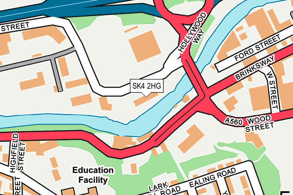 SK4 2HG map - OS OpenMap – Local (Ordnance Survey) SK4 2HG map - OS OpenMap – Local (Ordnance Survey)