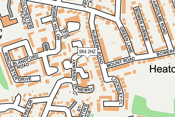 SK4 2HZ map - OS OpenMap – Local (Ordnance Survey) SK4 2HZ map - OS OpenMap – Local (Ordnance Survey)