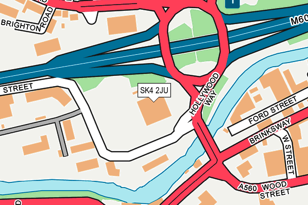 SK4 2JU map - OS OpenMap – Local (Ordnance Survey) SK4 2JU map - OS OpenMap – Local (Ordnance Survey)