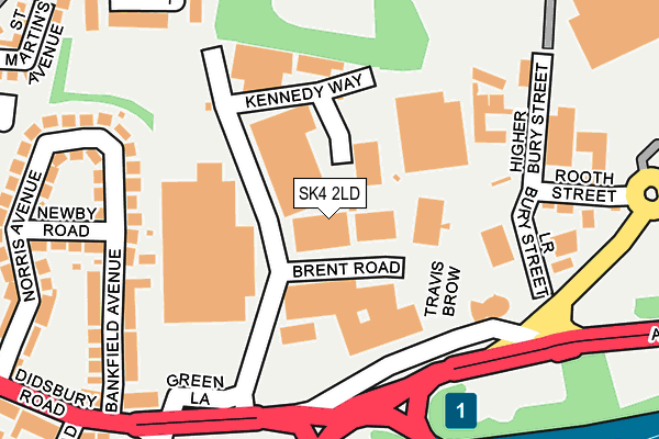 SK4 2LD map - OS OpenMap – Local (Ordnance Survey) SK4 2LD map - OS OpenMap – Local (Ordnance Survey)