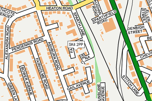SK4 2PP map - OS OpenMap – Local (Ordnance Survey) SK4 2PP map - OS OpenMap – Local (Ordnance Survey)