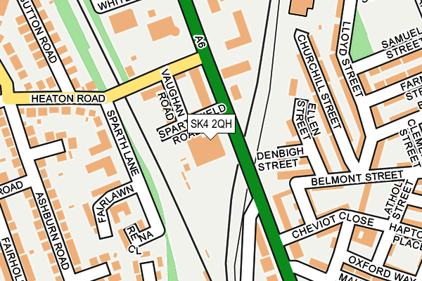 SK4 2QH map - OS OpenMap – Local (Ordnance Survey) SK4 2QH map - OS OpenMap – Local (Ordnance Survey)