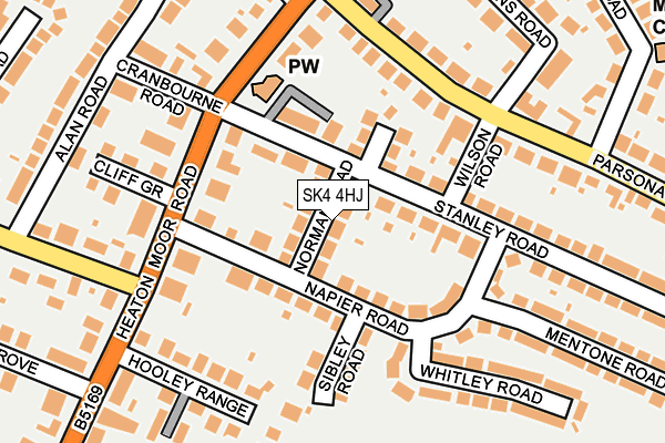SK4 4HJ map - OS OpenMap – Local (Ordnance Survey) SK4 4HJ map - OS OpenMap – Local (Ordnance Survey)