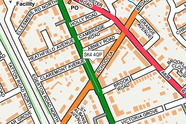 SK4 4QP map - OS OpenMap – Local (Ordnance Survey) SK4 4QP map - OS OpenMap – Local (Ordnance Survey)