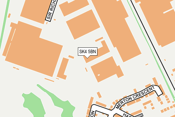 SK4 5BN map - OS OpenMap – Local (Ordnance Survey) SK4 5BN map - OS OpenMap – Local (Ordnance Survey)