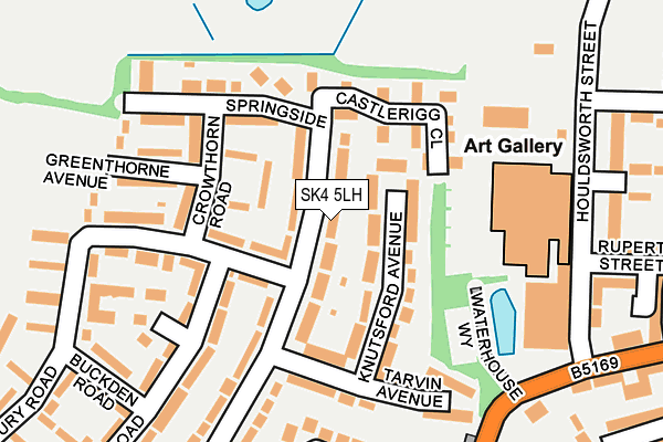 SK4 5LH map - OS OpenMap – Local (Ordnance Survey) SK4 5LH map - OS OpenMap – Local (Ordnance Survey)