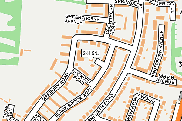 SK4 5NJ map - OS OpenMap – Local (Ordnance Survey) SK4 5NJ map - OS OpenMap – Local (Ordnance Survey)
