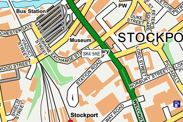 SK4 9AE map - OS OpenMap – Local (Ordnance Survey) SK4 9AE map - OS OpenMap – Local (Ordnance Survey)