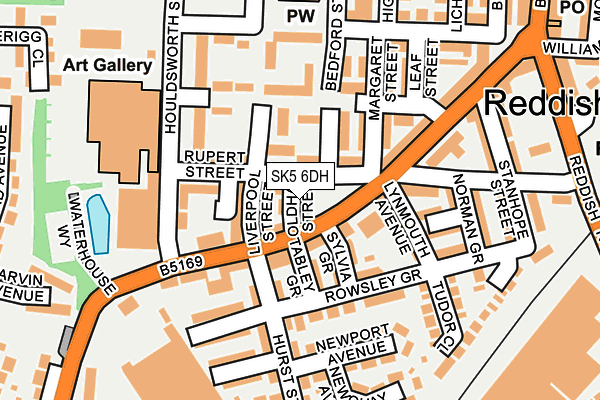 SK5 6DH map - OS OpenMap – Local (Ordnance Survey) SK5 6DH map - OS OpenMap – Local (Ordnance Survey)