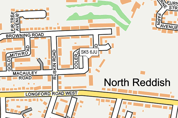 SK5 6JU map - OS OpenMap – Local (Ordnance Survey) SK5 6JU map - OS OpenMap – Local (Ordnance Survey)