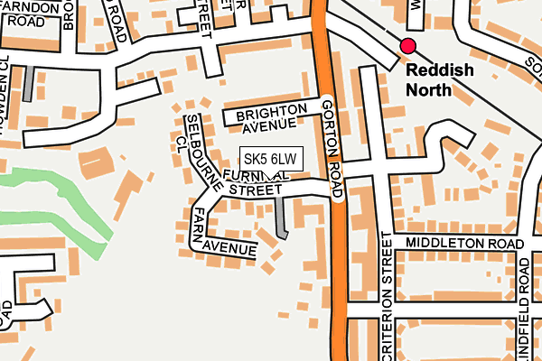 SK5 6LW map - OS OpenMap – Local (Ordnance Survey) SK5 6LW map - OS OpenMap – Local (Ordnance Survey)