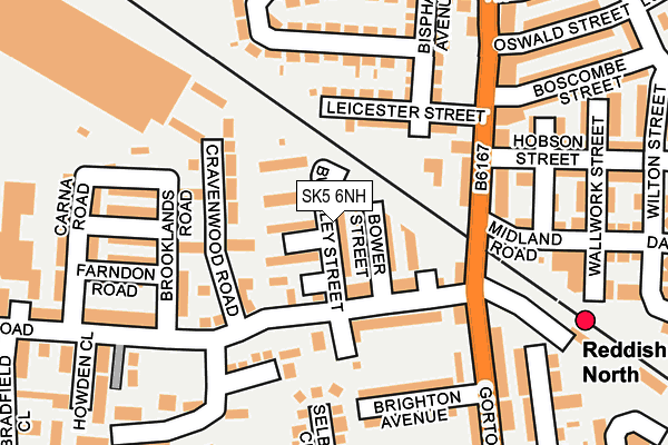 SK5 6NH map - OS OpenMap – Local (Ordnance Survey)
