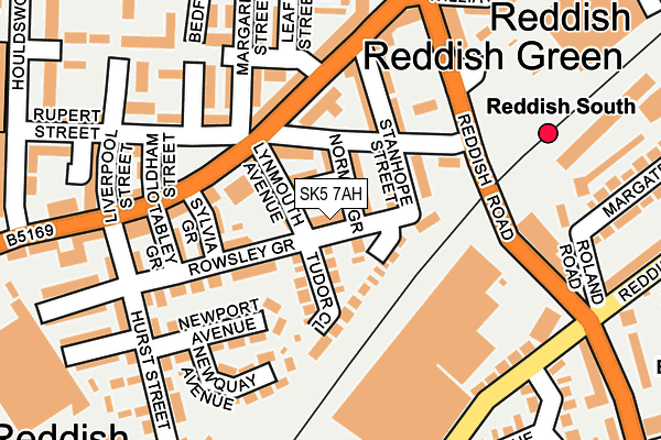 SK5 7AH map - OS OpenMap – Local (Ordnance Survey) SK5 7AH map - OS OpenMap – Local (Ordnance Survey)