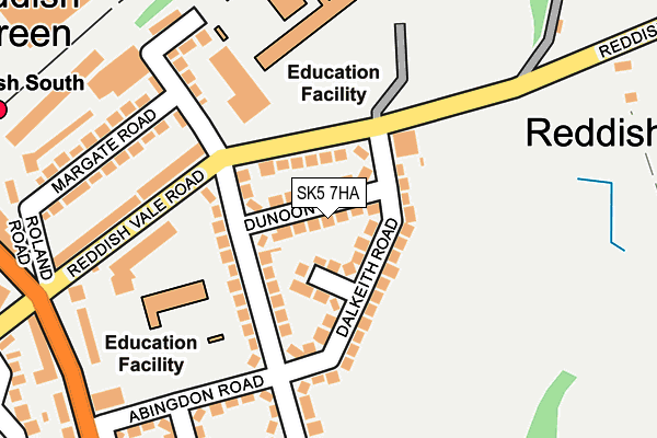SK5 7HA map - OS OpenMap – Local (Ordnance Survey) SK5 7HA map - OS OpenMap – Local (Ordnance Survey)