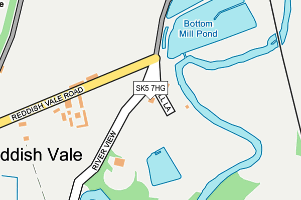 SK5 7HG map - OS OpenMap – Local (Ordnance Survey) SK5 7HG map - OS OpenMap – Local (Ordnance Survey)