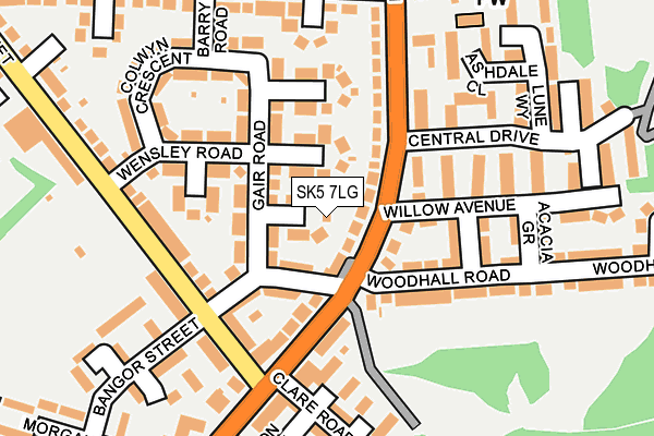 SK5 7LG map - OS OpenMap – Local (Ordnance Survey) SK5 7LG map - OS OpenMap – Local (Ordnance Survey)