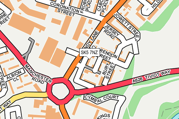 SK5 7NZ map - OS OpenMap – Local (Ordnance Survey) SK5 7NZ map - OS OpenMap – Local (Ordnance Survey)