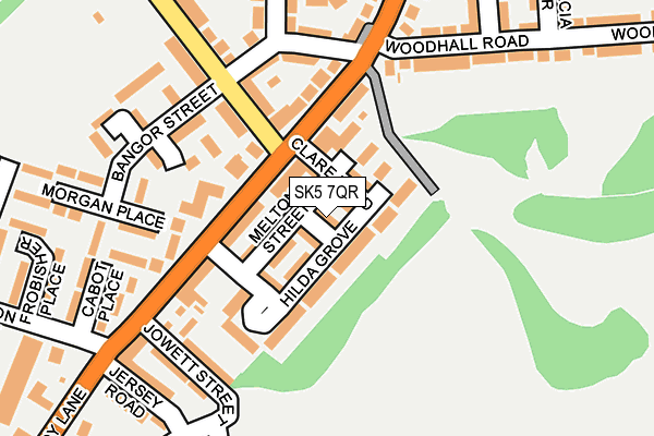 SK5 7QR map - OS OpenMap – Local (Ordnance Survey) SK5 7QR map - OS OpenMap – Local (Ordnance Survey)