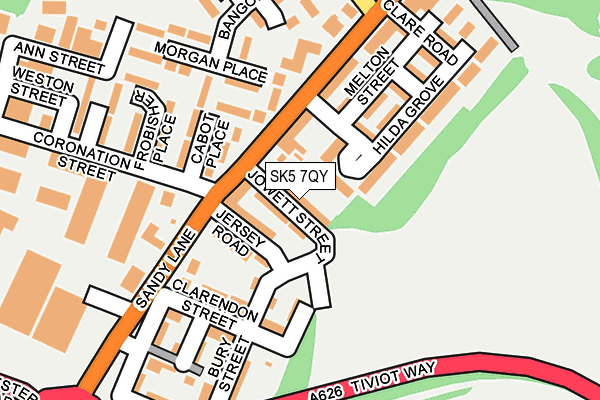 SK5 7QY map - OS OpenMap – Local (Ordnance Survey) SK5 7QY map - OS OpenMap – Local (Ordnance Survey)