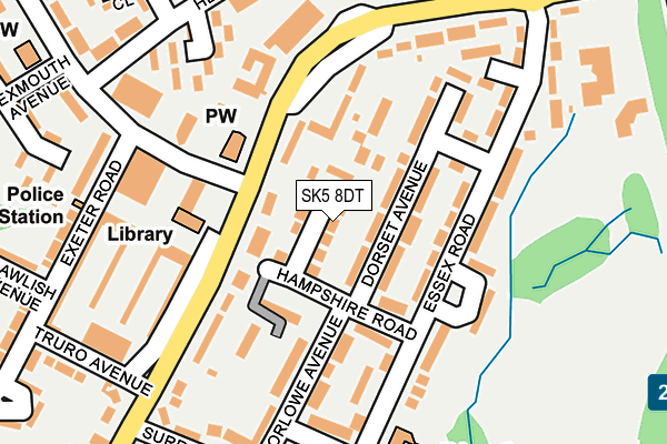 SK5 8DT map - OS OpenMap – Local (Ordnance Survey) SK5 8DT map - OS OpenMap – Local (Ordnance Survey)