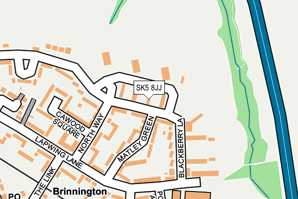 SK5 8JJ map - OS OpenMap – Local (Ordnance Survey) SK5 8JJ map - OS OpenMap – Local (Ordnance Survey)