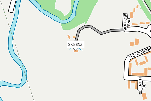 SK5 8NZ map - OS OpenMap – Local (Ordnance Survey) SK5 8NZ map - OS OpenMap – Local (Ordnance Survey)