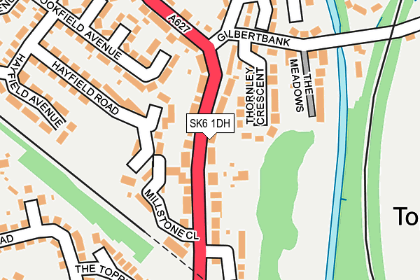 SK6 1DH map - OS OpenMap – Local (Ordnance Survey) SK6 1DH map - OS OpenMap – Local (Ordnance Survey)