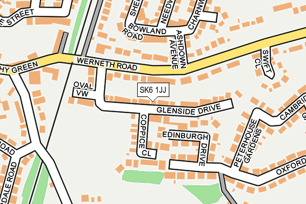 SK6 1JJ map - OS OpenMap – Local (Ordnance Survey) SK6 1JJ map - OS OpenMap – Local (Ordnance Survey)