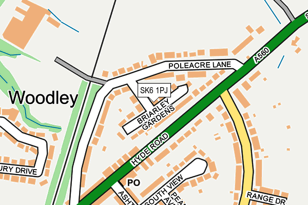SK6 1PJ map - OS OpenMap – Local (Ordnance Survey)
