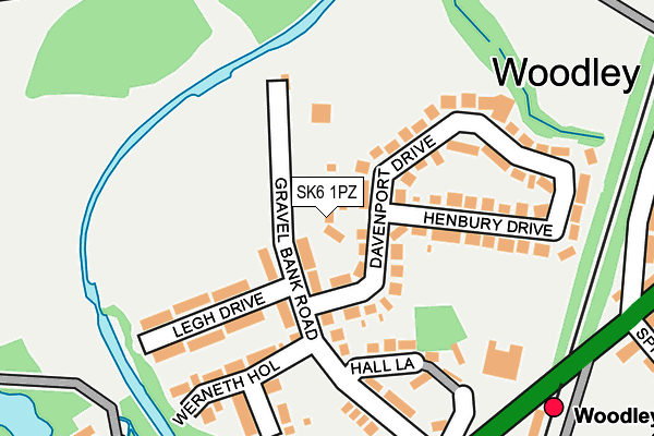 SK6 1PZ map - OS OpenMap – Local (Ordnance Survey) SK6 1PZ map - OS OpenMap – Local (Ordnance Survey)