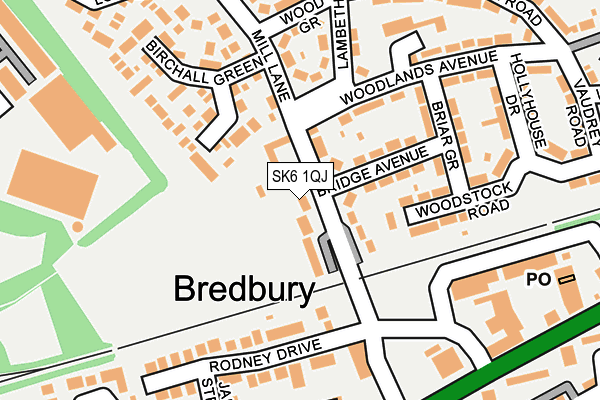 SK6 1QJ map - OS OpenMap – Local (Ordnance Survey) SK6 1QJ map - OS OpenMap – Local (Ordnance Survey)
