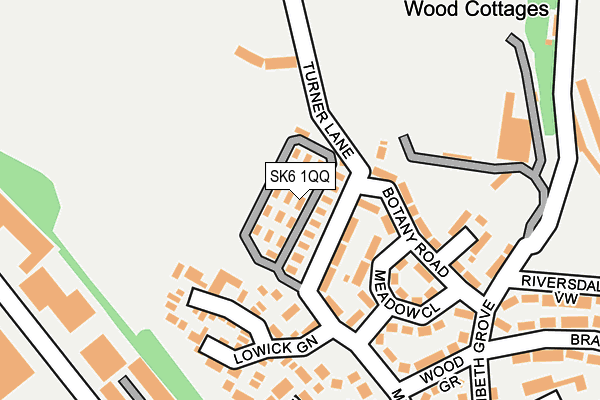 SK6 1QQ map - OS OpenMap – Local (Ordnance Survey)