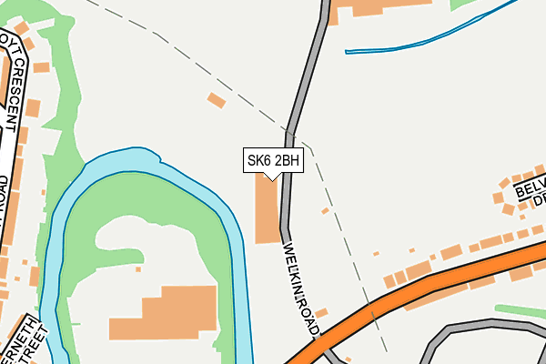 SK6 2BH map - OS OpenMap – Local (Ordnance Survey) SK6 2BH map - OS OpenMap – Local (Ordnance Survey)