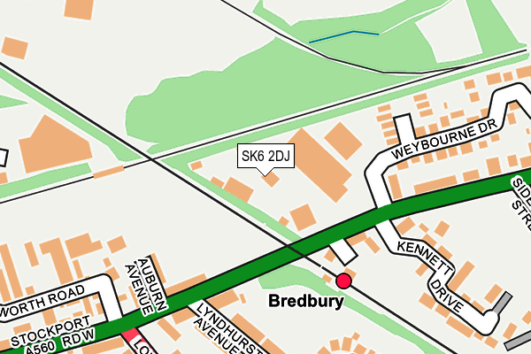 SK6 2DJ map - OS OpenMap – Local (Ordnance Survey) SK6 2DJ map - OS OpenMap – Local (Ordnance Survey)