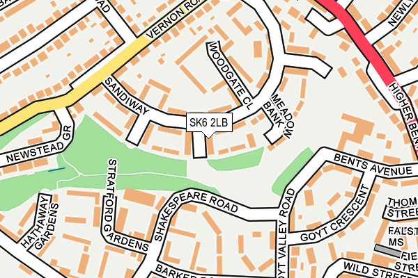SK6 2LB map - OS OpenMap – Local (Ordnance Survey) SK6 2LB map - OS OpenMap – Local (Ordnance Survey)