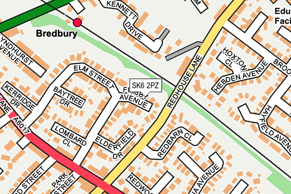 SK6 2PZ map - OS OpenMap – Local (Ordnance Survey) SK6 2PZ map - OS OpenMap – Local (Ordnance Survey)