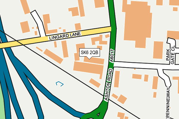 SK6 2QB map - OS OpenMap – Local (Ordnance Survey) SK6 2QB map - OS OpenMap – Local (Ordnance Survey)