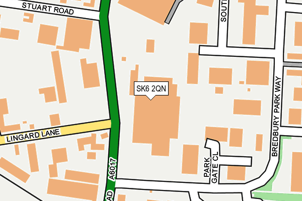 SK6 2QN map - OS OpenMap – Local (Ordnance Survey) SK6 2QN map - OS OpenMap – Local (Ordnance Survey)