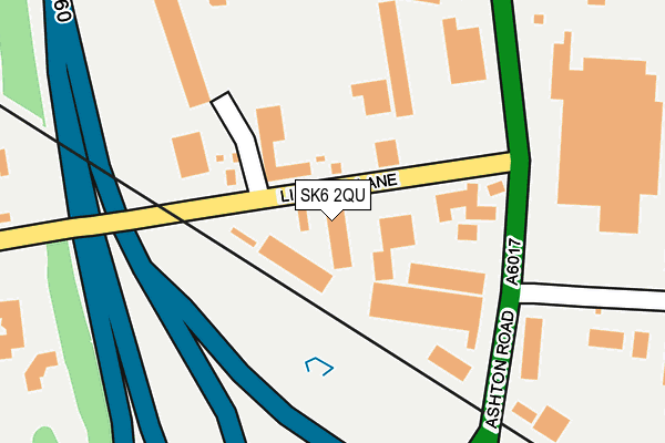 SK6 2QU map - OS OpenMap – Local (Ordnance Survey) SK6 2QU map - OS OpenMap – Local (Ordnance Survey)