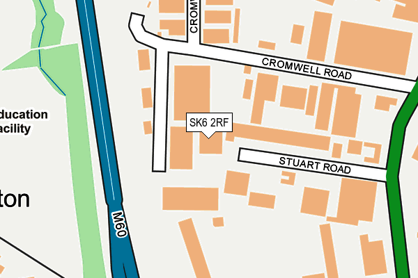 SK6 2RF map - OS OpenMap – Local (Ordnance Survey) SK6 2RF map - OS OpenMap – Local (Ordnance Survey)