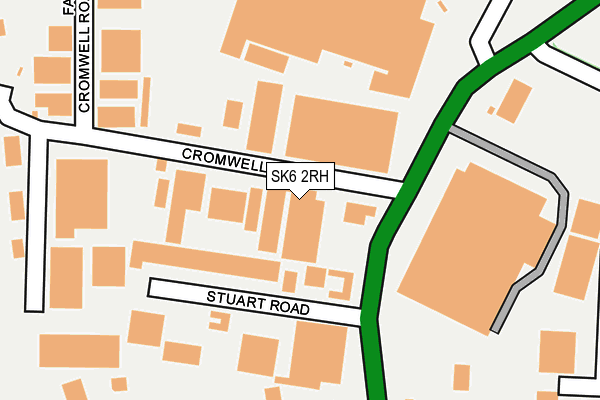 SK6 2RH map - OS OpenMap – Local (Ordnance Survey) SK6 2RH map - OS OpenMap – Local (Ordnance Survey)