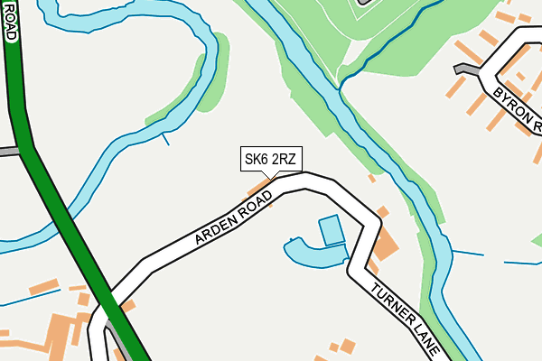 SK6 2RZ map - OS OpenMap – Local (Ordnance Survey) SK6 2RZ map - OS OpenMap – Local (Ordnance Survey)