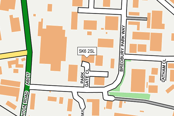 SK6 2SL map - OS OpenMap – Local (Ordnance Survey) SK6 2SL map - OS OpenMap – Local (Ordnance Survey)
