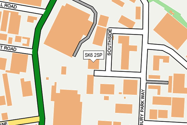 SK6 2SP map - OS OpenMap – Local (Ordnance Survey) SK6 2SP map - OS OpenMap – Local (Ordnance Survey)