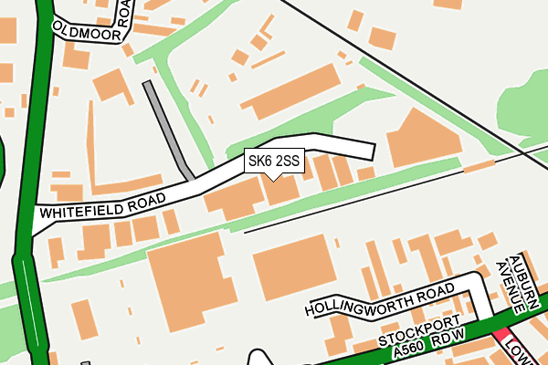 SK6 2SS map - OS OpenMap – Local (Ordnance Survey) SK6 2SS map - OS OpenMap – Local (Ordnance Survey)