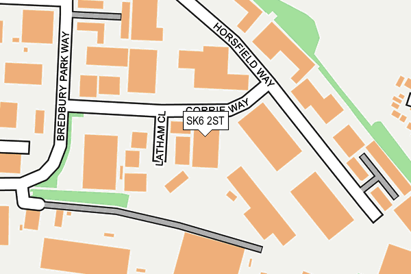 SK6 2ST map - OS OpenMap – Local (Ordnance Survey) SK6 2ST map - OS OpenMap – Local (Ordnance Survey)