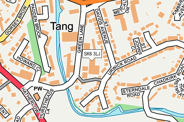 SK6 3LJ map - OS OpenMap – Local (Ordnance Survey) SK6 3LJ map - OS OpenMap – Local (Ordnance Survey)